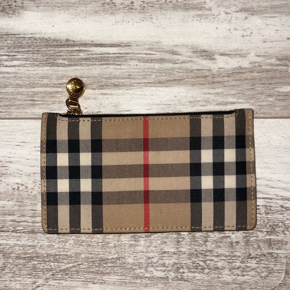 Vintage Burberry credit card wallet